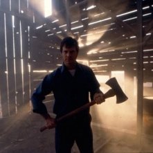 Bill Paxton in una scena del film Frailty