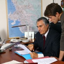 Lando Buzzanca e Giovanni Scifoni in una scena della serie Io e mio figlio - Nuove storie per il commissario Vivaldi