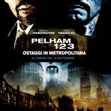 La locandina italiana di Pelham 1-2-3: Ostaggi in metropolitana