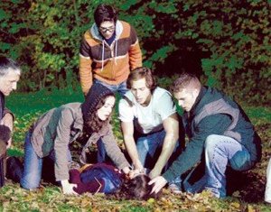 Una sequenza dell'horror Le cronache dei morti viventi