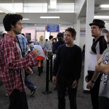 Kevin Dillon Adrian Grenier Jerry Ferrara E Kevin Connolly Una Scena Dell Episodio Drive Della Sesta Stagione Di Entourage 124273