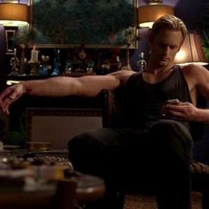 Alexander Skarsgård in un'immagine dell'episodio 'Shake and Fingerpop' della serie tv True Blood