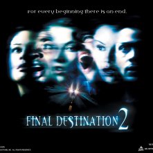 Un wallpaper ufficiale del film Final Destination 2