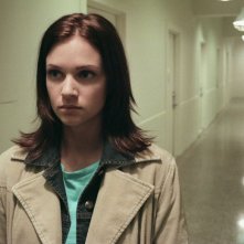 Una foto di scena dell'attrice A.J. Cook per il film Final Destination 2