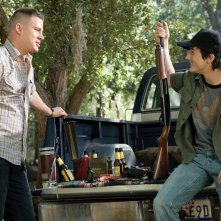 Una scena del film 'Stop Loss' con Channing Tatum (Sergente Steve Shriver) e Alex Frost (Shorty Shriver)