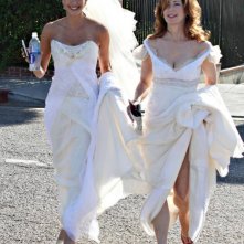 Dana Delany insiema a Teri Hatcher sul set della sesta stagione di Desperate Housewives