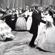 Un'immagine in bianco e nero del film Il gattopardo