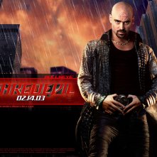 Un wallpaper ufficiale di Bullseye (Colin Farrell) per il film Daredevil