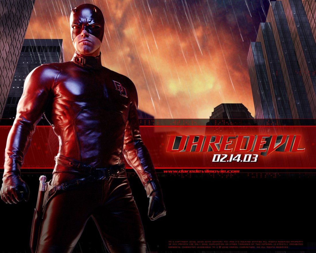 Un Wallpaper Ufficiale Di Daredevil Ben Affleck Per Il Film Daredevil 125011