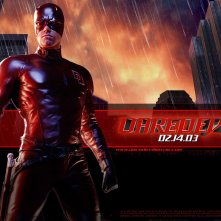 Un wallpaper ufficiale di Daredevil (Ben Affleck) per il film Daredevil