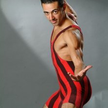 Una immagine dell'attore tunisino Anis Gharbi