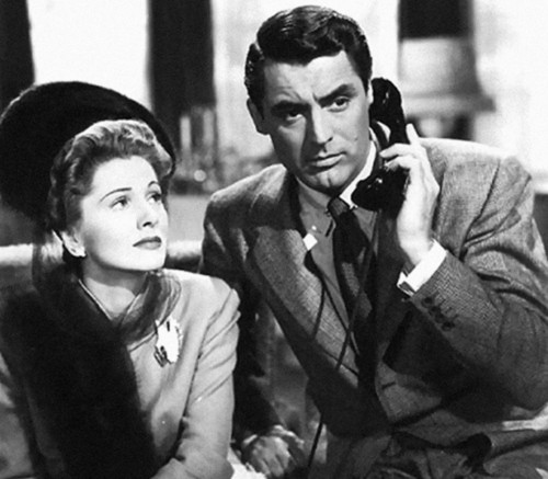 Cary Grant E Joan Fontaine In Una Scena Del Film Il Sospetto 125096