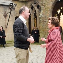 David Yates e Imelda Staunton sul set del film Harry Potter and the Order of the Phoenix