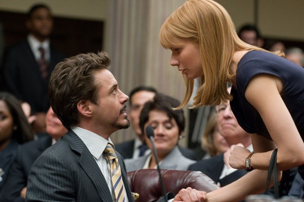 Gwyneth Paltrow E Robert Downey Jr A Confronto In Una Scena Di Iron Man 2 125109