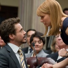 Gwyneth Paltrow E Robert Downey Jr A Confronto In Una Scena Di Iron Man 2 125109