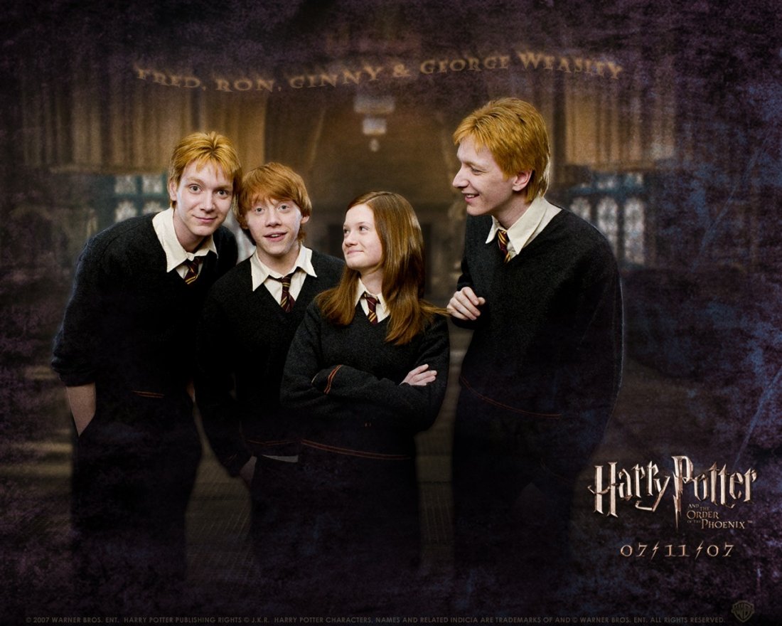 Un Wallpaper Dei Fratelli Weasley Per Il Film Harry Potter E L Ordine Della Fenice 125278