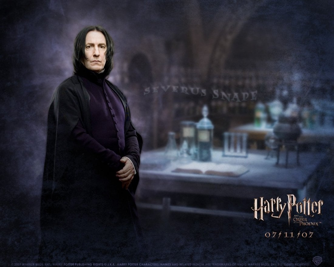 Un Wallpaper Di Alan Rickman Per Il Film Harry Potter E L Ordine Della Fenice 125271