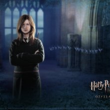 Un wallpaper di Bonnie Wright per il film Harry Potter e l'ordine della Fenice