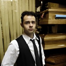 Andrea De Rosa (alias Becchino) sul set di Ganja Fiction (foto di Thomas Marroni)