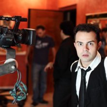 Andrea De Rosa sul set di Ganja Fiction