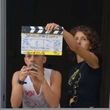 Giovanni Brignola sul set di Sogno il mondo il venerdì