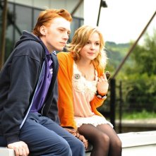 Rupert Grint con Kimberlye Nixon in una scena del film CherryBomb