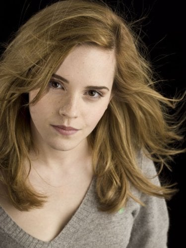 Un dolce primo piano di Emma Watson per il film 'Harry Potter e il principe mezzosangue'