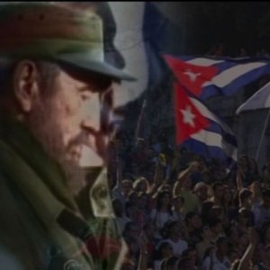 Fidel Castro in un'immagine del documentario L'oro di Cuba, di Giuliano Montaldo