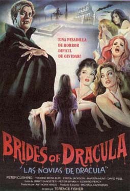 Locandina spagnola del film Le spose di Dracula