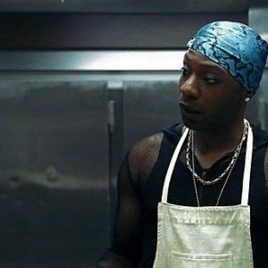 Nelsan Ellis (interprete di LaFayette Reynolds) in un'immagine dell'episodio 'Hard-Harted Hannah' della serie tv True Blood