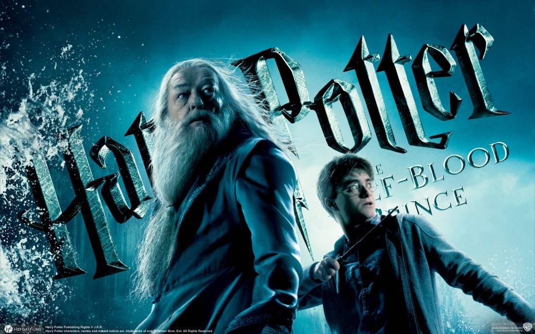 Un Wallpaper Di Albus Silente E Harry Potter Per Il Film Harry Potter And The Half Blood Prince 125897