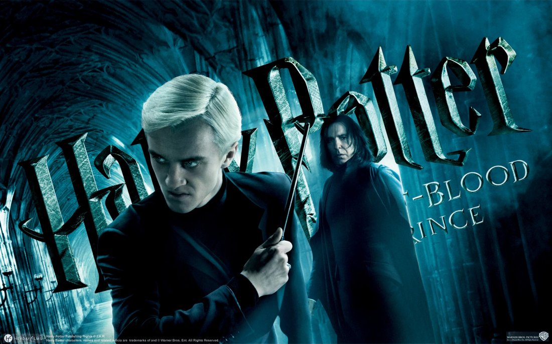 Un Wallpaper Di Draco Malfoy E Severus Piton Per Il Film Harry Potter And The Half Blood Prince 125899