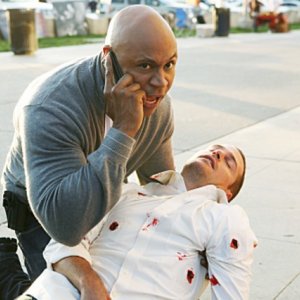 Chris O'Donnell ed LL COOL J in un momento della serie NCIS: Los Angeles