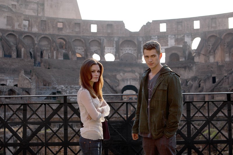 Hayden Christensen E Rachel Bilson Sul Set A Roma Per Il Film Jumper Senza Confini 126187