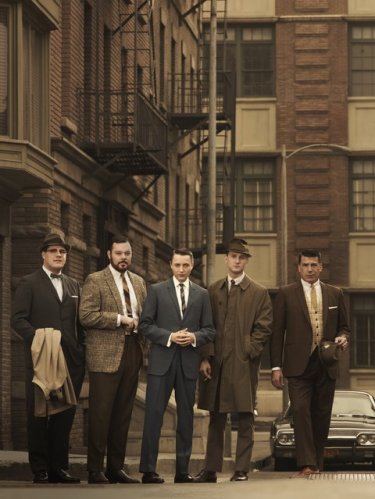 Il cast della stagione 3 di Mad Men in una immagine promozionale