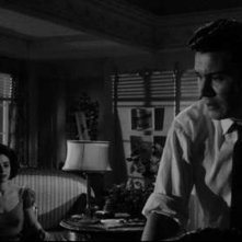 Susan Strasberg con Ronald Lewis in una scena de La casa del terrore (1961)