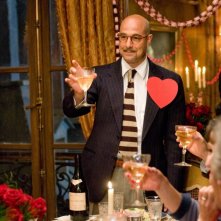 Stanley Tucci in una scena del film Julie & Julia