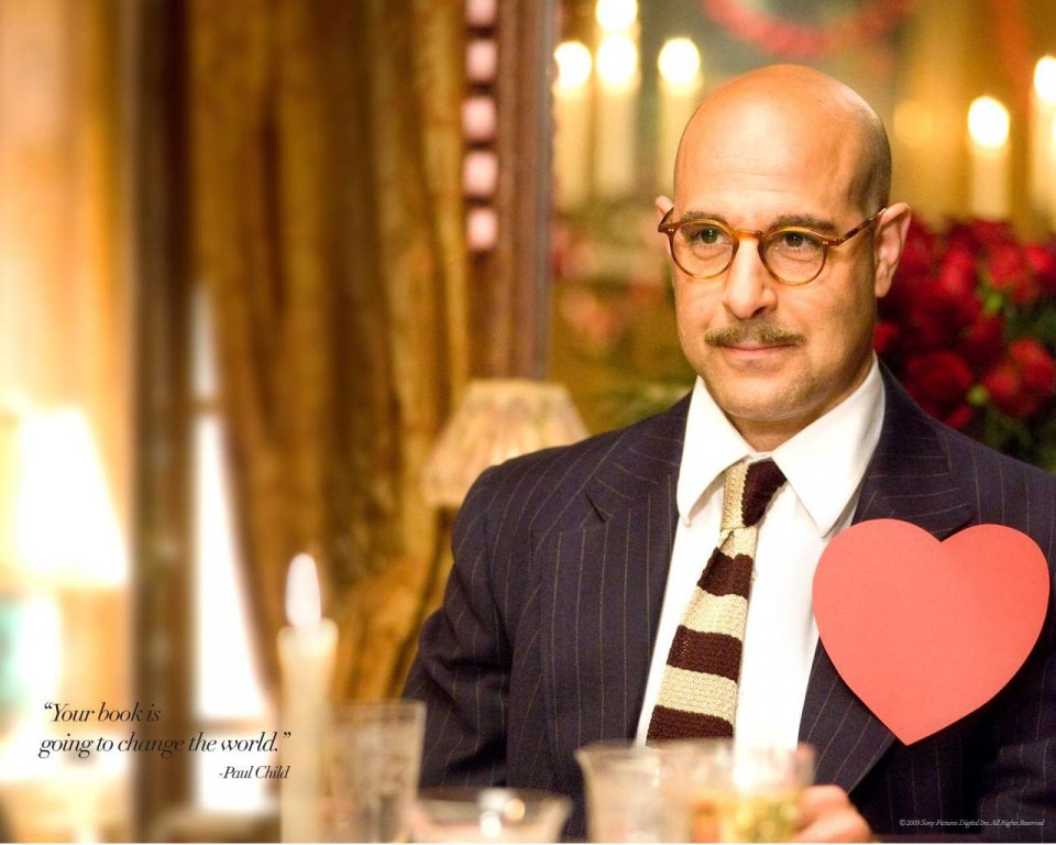 Un wallpaper del film Julie & Julia con Stanley Tucci