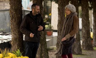 Giuseppe Capotondi e Kseniya Rappoport sul set de La doppia ora