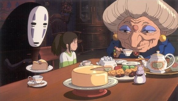 Una scena del film La città incantata - Spirited Away