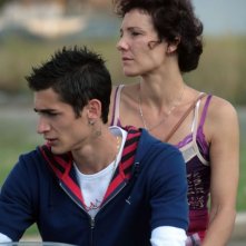 Giulio Beranek e Anna Ferruzzo in una scena del film Marpiccolo