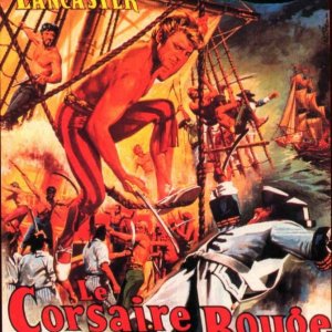 La locandina francese del film Il corsaro dell'isola verde