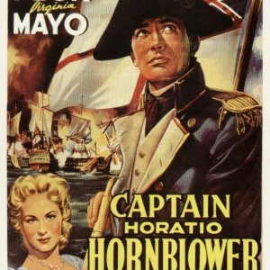 La locandina francese del film Le avventure del capitano Hornblower