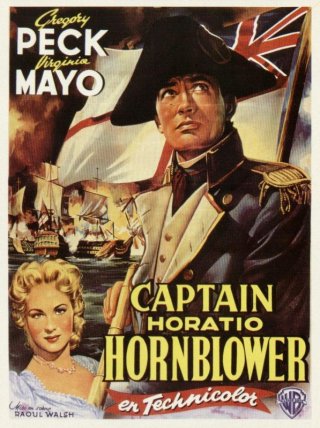 La locandina francese del film Le avventure del capitano Hornblower