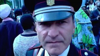Una scena del film La paura di Pippo Delbono