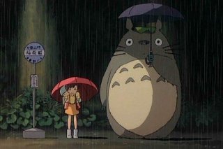 Un'immagine del film d'animazione Il mio vicino Totoro di Hayao Miyazaki