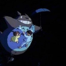 Un'immagine tratta dal film d'animazione Il mio vicino Totoro