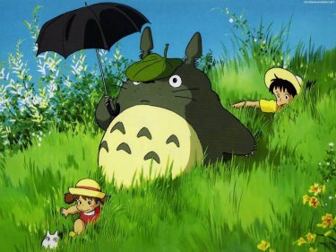 Wallpaper del film d'animazione Il mio vicino Totoro di Hayao Miyazaki