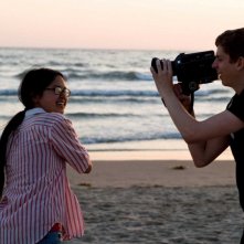 Charlyne Yi e Michael Cera in una scena del film Paper Heart