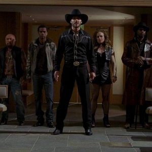 Ed Quinn in una scena dell'episodio 'Timebomb' della serie True Blood